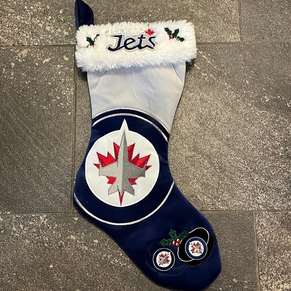 *SOLD* Jets NHL Christmas Stocking - Picture 1 of 3